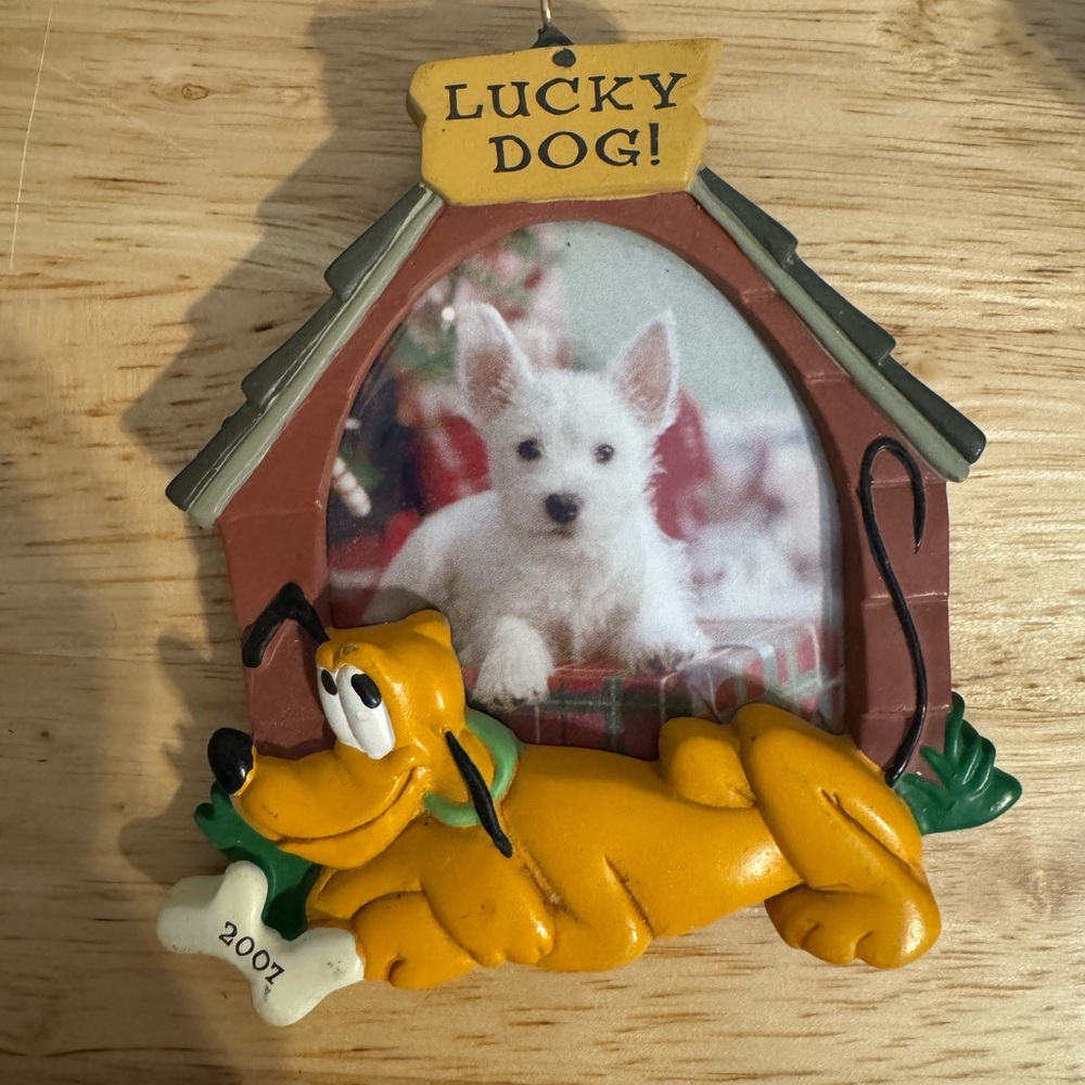 Disney Christmas Ornament Pluto 2007 Vintage NEW